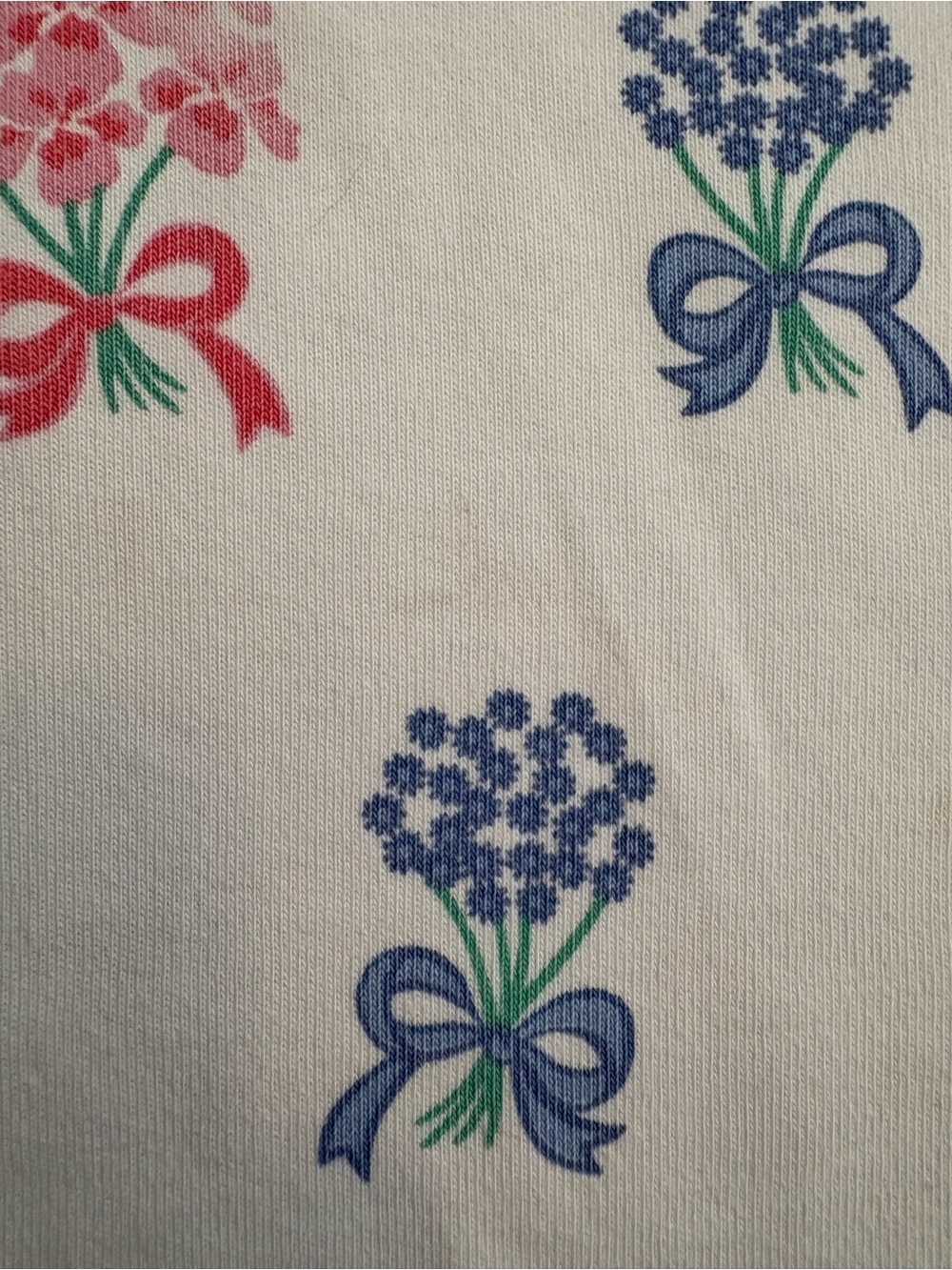 The Beaufort Bonnet Company White Dress with Pink and Blue Floral Bows - Picture 2 of 3